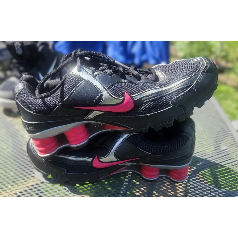 Nike‎ Shox M2 Womens 7.5 Black Hot Pink Silver 2009 370838-061